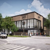 Lidl представил новое архитектурное решение магазина в Риге на улице Калнциема