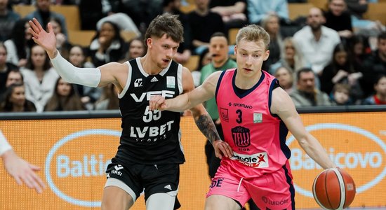 Galvaspilsētas basketbola klubu duelī 'VEF Rīga' revanšējas 'Rīgas Zeļļiem'