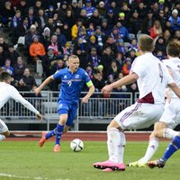 ВИДЕО: Сборная Латвии добилась ничьей против открытия отбора на ЕВРО-2016
