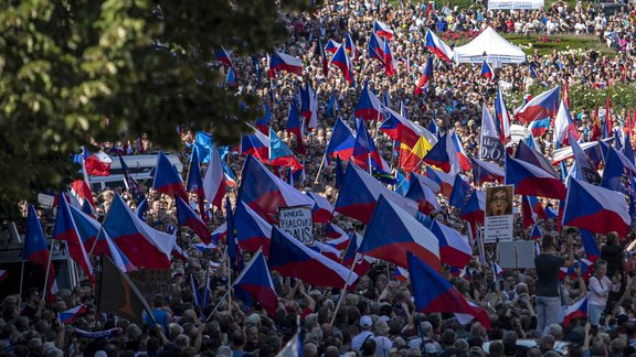 Protests prāgā 