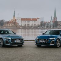 Foto: Latvijā ieradies jaunais "Audi A5"