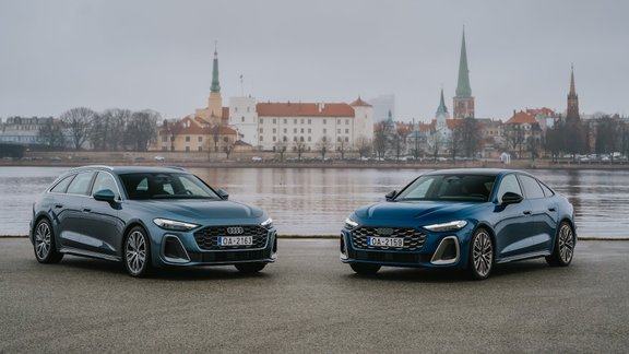 Foto: Latvijā ieradies jaunais "Audi A5"