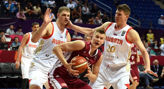 Video: Mozgova 'danks' pret Latviju iekļūst 'Eurobasket 2017' dienas TOP 5