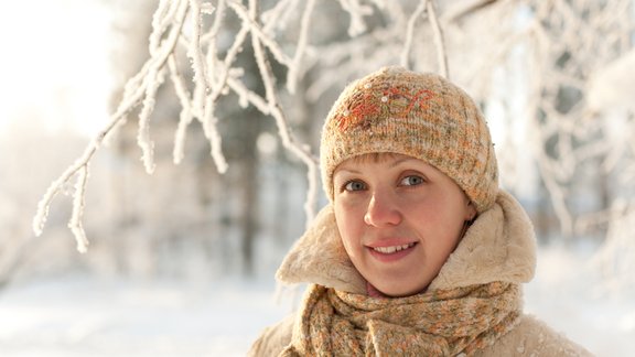 ziema, winter, sieviete, woman, cold, cepure