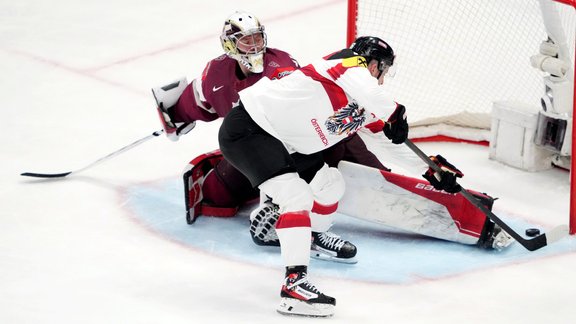 Pasaules čempionāts hokejā: Latvija – Austrija. Teksta tiešraide