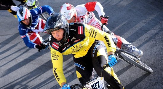 Latvijas BMX čempionāta otrajā posmā uzvar Treimanis