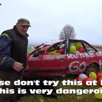 Video: Daugavpils opis uzspridzina daudz cietušo auto