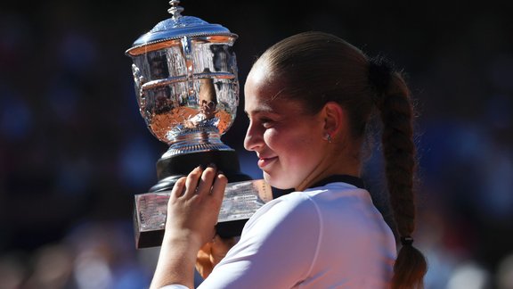 Teniss, French Open fināls: Jeļena Ostapenko - Simona Halepa - 28