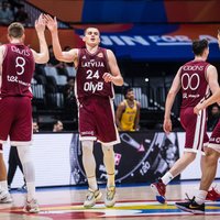 Video: 'Gražulis bija fenomenāls' – Latvijas basketbolisti pēc iekļūšanas ceturtdaļfinālā