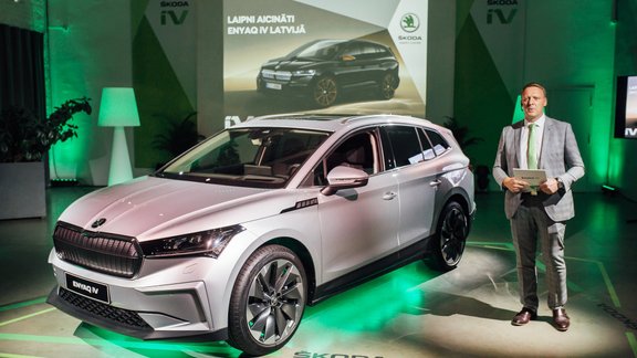 'Škoda Enyaq iV' prezentācija Rīgā