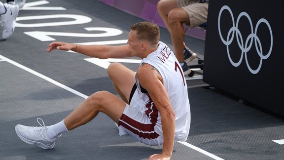 Tokijas olimpiskās spēles, 3x3 basketbols: Latvija - Serbija - 49