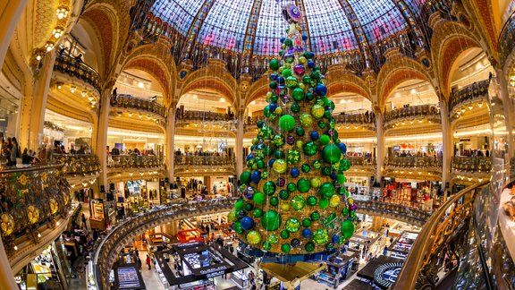 Galeries Lafayette, Francija, Ziemassvētku eglīte