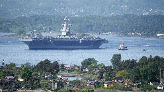 USS Gerald R. Ford, NATO mācības Norvēģijā