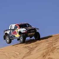 Al-Atija uzvar Dakaras rallijreida ceturtajā posmā un palielina pārsvaru kopvērtējumā