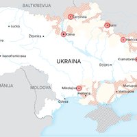 Karte: Kā pret Krieviju aizstāvas Ukraina? (24. marta aktuālā informācija)