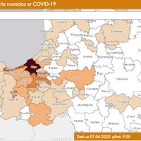 Covid-19 Latvijā: jauni novadi nav skarti