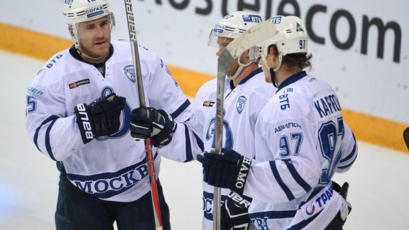 Hokejs, KHL spēle: Rīgas Dinamo - Maskavas Dinamo