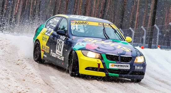 Video: Ziemas kausā Biķerniekos starp uzvarētājiem Nirburgringā startējis BMW