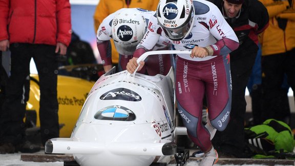 Eiropas kauss II posms bobslejā Siguldas trasē - 4