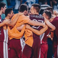 Latvijas U-16 izlases basketbolisti EČ spēlē uzvar mājinieci Melnkalni