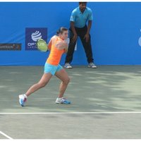 Севастова выиграла первый матч на турнире WTA после возвращения в спорт