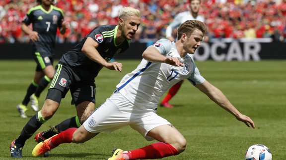 Futbols, EURO 2016. Anglija - Velsa