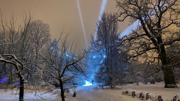 'Ziemas Gaismas dārzs' turpinās darbu arī janvārī ar vēl vairāk instalācijām