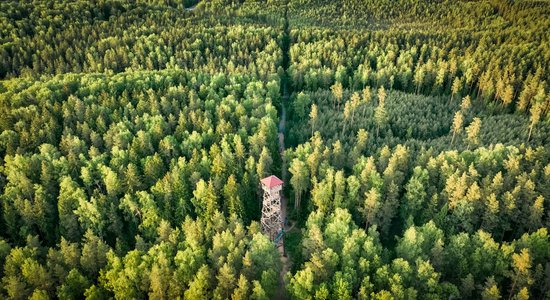 ФОТО. Зеленый Огре и его Синие горы с высоты птичьего полета