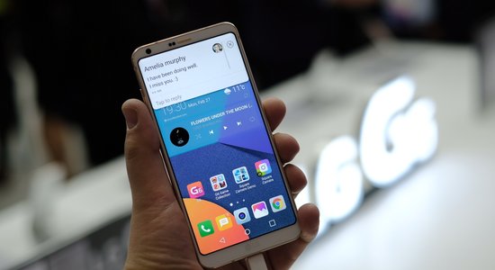 LG prezentē jauno ūdensizturīgo 'G6' viedtālruni