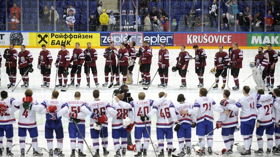 Hokejs, pasaules čempionāts: Latvija - Norvēģija - 100