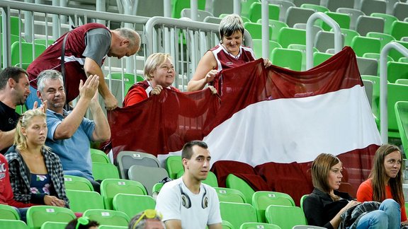 EČ basketbolā: Latvija - Ukraina