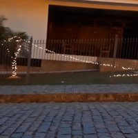 Video: Suns pretojas Ziemassvētkiem un sabojā lampiņu virteni