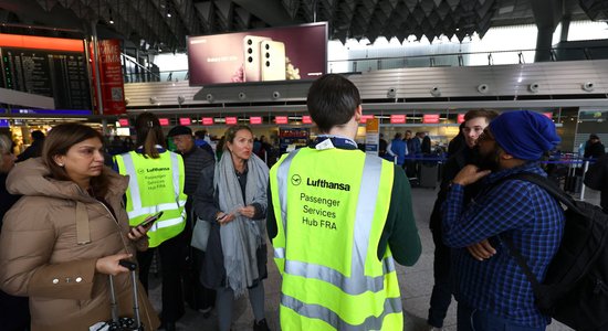 'Lufthansa' problēmas ar lidojumiem mazinājušās