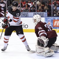 ВИДЕО: Канадцы оформили сборной Латвии на ЧМ третий разгром