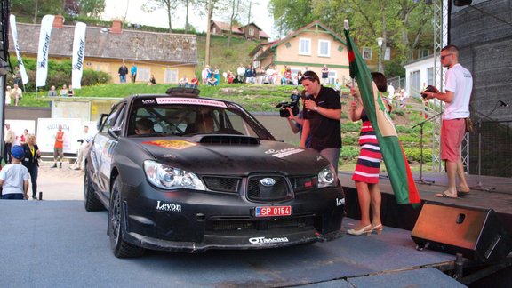 Talsu Rallijs. Pirmā diena