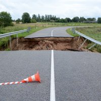Министерство просит 1,9 млн евро на восстановление дорог после ливней