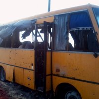 Эксперты ОБСЕ обследовали место обстрела автобуса под Волновахой