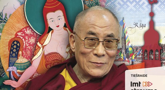 Dalailama nākamnedēļ sniegs mācību Rīgā