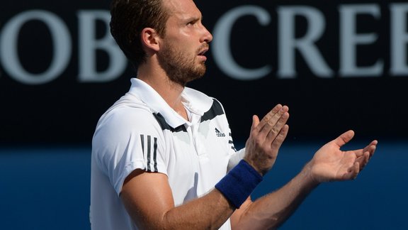 Australian Open teniss: Ernests Gulbis - Sems Kverijs - 12