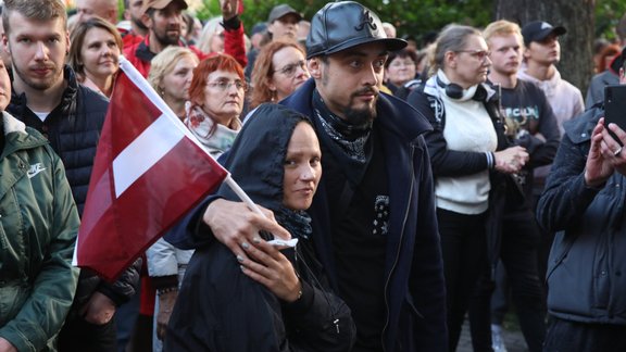 Gobzema protesti pie prezidenta pils  - 12