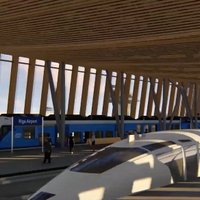 Через две недели в аэропорту начнется строительство станции Rail Baltica