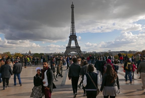 tūristi, Parīze, Eifeļu tornis