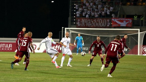 Futbols, UEFA Nāciju līga: Latvija - Gruzija