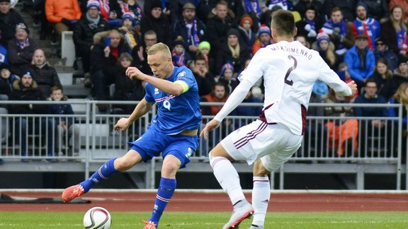 Iceland Kolbeinn Sigthorsson vs Vitalijs Maksimenko