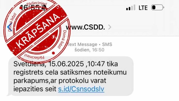 Noziedznieki ar īsziņām CSDD vārdā šogad izkrāpuši simtiem tūkstošus eiro