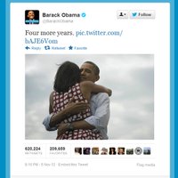Победный твит Обамы побил рекорд Twitter