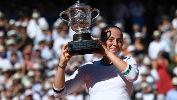 Teniss, French Open fināls: Jeļena Ostapenko - Simona Halepa - 31