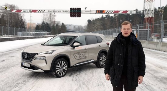 Video: Rihards Lepers izmēģina hibrīda apvidnieku 'Nissan X-Trail e-4orce'