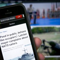 Krievijas valsts medijs apraksta NATO spēku uzvedību Ventspilī: 'Viņi tur uzvedas kā okupanti'