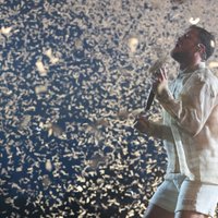 Foto: Ar iespaidīgu šovu Viļņā koncertē 'Imagine Dragons'